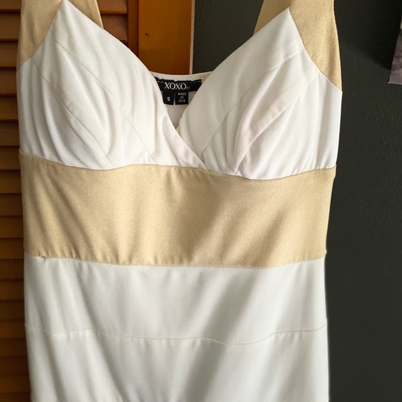 XOXO Dress (OffWhite and Gold) - Picture 2 of 3